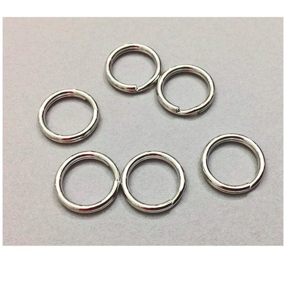 2 Sisters of Texas Other - Split Round Camera Strap Rings Pkg/6 Steel 15mm